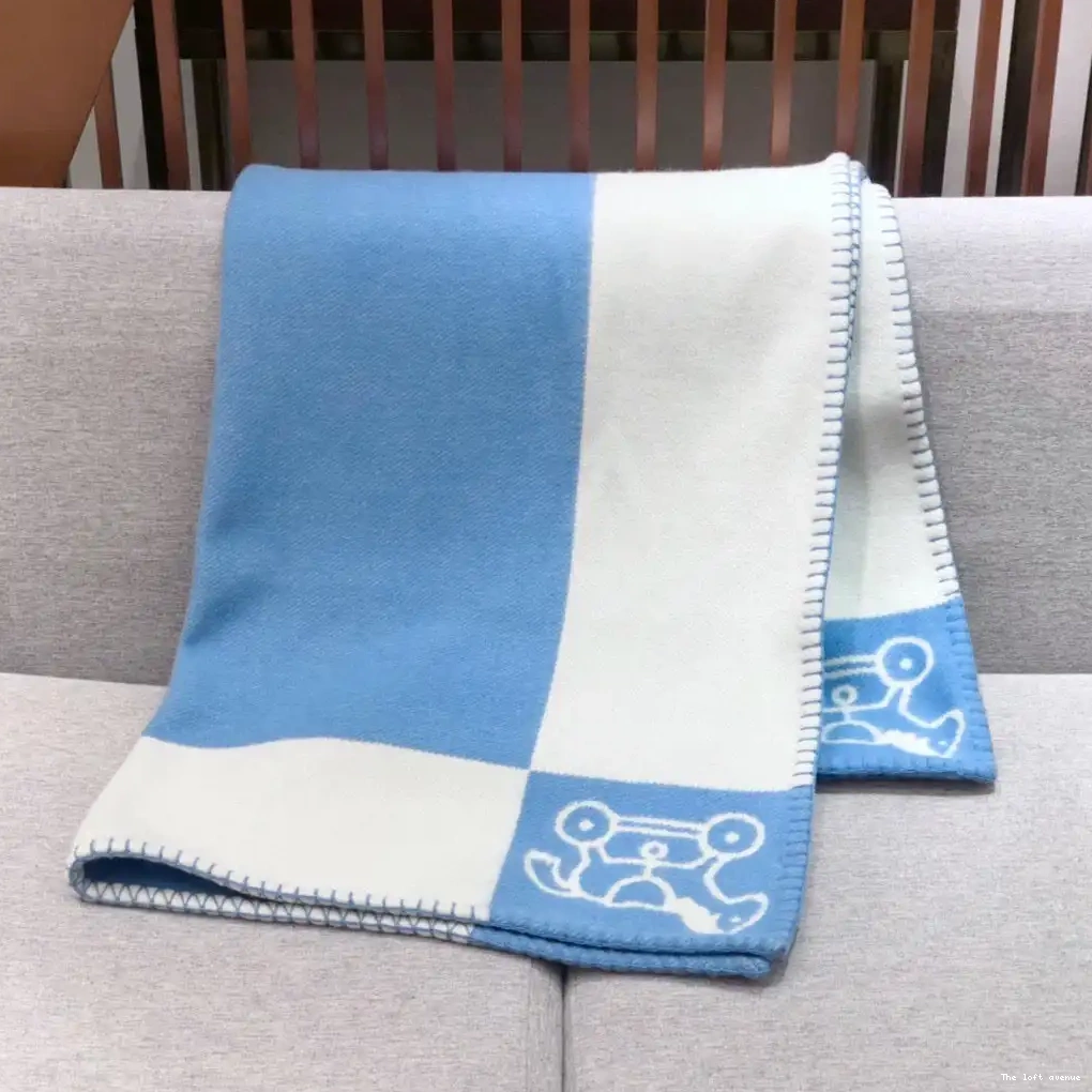 BLANKET WOOL THROW BABY AVALON ADADA HERMES 0512